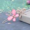 Womens Barrettes multicolor Elegant Rhinestone Butterfly Barrettes Hair Clips Amazing Crystal Hair Pins for Women and Pink view 1