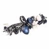 Womens Barrettes Three Styles Blue Rhinestone Antique Silver Barrettes Headwear Jewelry Fashion Flower Leaves Hair Clips Hairpin A1-143 view 1