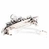 Womens Barrettes Three Styles Blue Rhinestone Antique Silver Barrettes Headwear Jewelry Fashion Flower Leaves Hair Clips Hairpin A1-143 view 3
