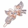 Womens Barrettes multicolor Elegant Rhinestone Butterfly Barrettes Hair Clips Amazing Crystal Hair Pins for Women and Champang view 1