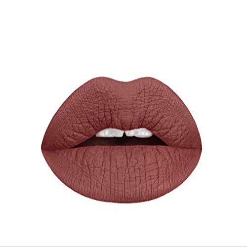 Aromi Chocolate Brown Liquid Lipstick | Dark Brown Nude Lip Color, Vegan and Cruelty-free, Long-lasting, Waterproof, Handmade (Magnetic Mahogany)