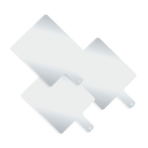 (3) Large Unbreakable Single Sided Barber Mirror