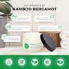 DANI Naturals Sugar Scrub - Exfoliating Bamboo Bergamot  Organic cane sugar and shea butter gently exfoliate and nourish skin, leaving it smooth, refreshed, and hydrated  14 oz view 2