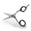 BRV MEN Professional Mustache & Beard Trimming Scissors - 5.5" | High Carbon Stainless Steel & Hammer Forged Mustache Scissors | Razor Sharp Facial Hair Trimming Shears (RIGHT HANDED - Silver) view 1