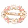 Womens Barrettes Butterfly Hair Clips for Women Crystal Rhinestone Barrettes Hairpin Hair Accessories White view 1