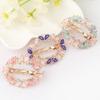 Womens Barrettes Butterfly Hair Clips for Women Crystal Rhinestone Barrettes Hairpin Hair Accessories White view 3