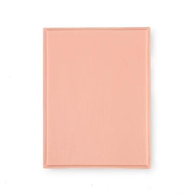 A Pound of Flesh Practice Tattoo Skin Silicone Fake Skin for Practice or Display Professional Quality, Square with Bevel Edge, 11 x 9 Inch, .5 Inch Thick, Flesh