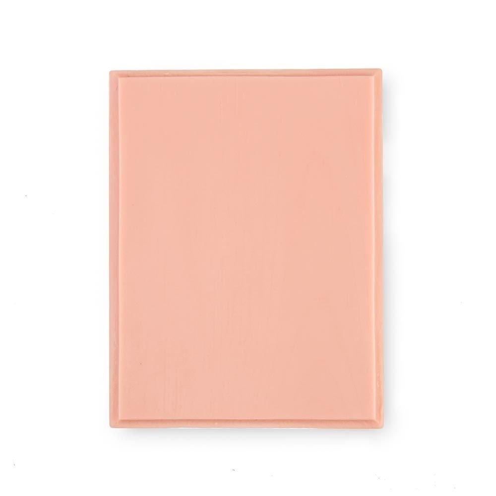 A Pound of Flesh Practice Tattoo Skin Silicone Fake Skin for Practice or Display Professional Quality, Square with Bevel Edge, 11 x 9 Inch, .5 Inch Thick, Flesh