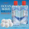 Birthday Gifts for Her, Home Spa Gift Baskets For Women - Bath and Body Gift Basket For Men  Ocean Wave Home Spa Set - Fragrant Lotions, Bath Bombs & More - 11pc in Jeweled Heart Candy Holder view 2