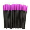 ADAMAI Professional Disposable Silicone Eyelash Mascara Brushes Wands Applicator Makeup Kits (Pack of 200, Purple) view 1