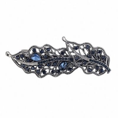 Womens Vintage Metal Hairpins Hair Clips Accessories Jewelry Women Butterfly Leaf Peacock Barrettes Hairwear Pure Gold Color