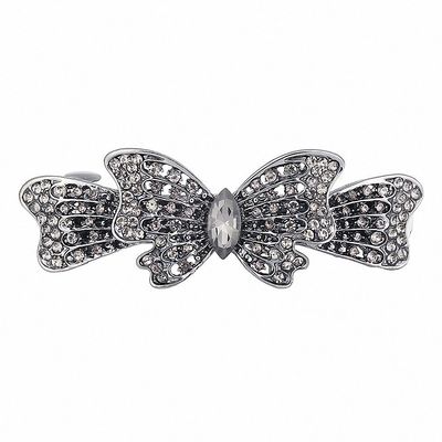 Womens Vintage Metal Hairpins Hair Clips Accessories Jewelry Women Butterfly Leaf Peacock Barrettes Hairwear Gray