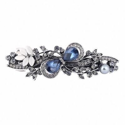 Womens Vintage Metal Hairpins Hair Clips Accessories Jewelry Women Butterfly Leaf Peacock Barrettes Hairwear Antique Copper Plated