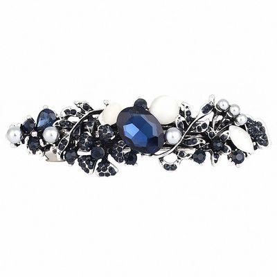 Womens Vintage Metal Hairpins Hair Clips Accessories Jewelry Women Butterfly Leaf Peacock Barrettes Hairwear Gold-color