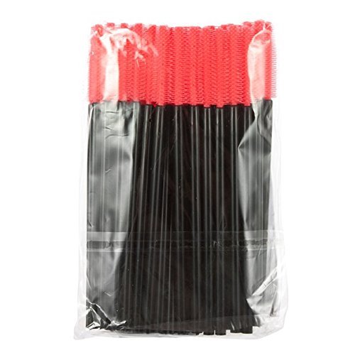 ADAMAI Professional Disposable Silicone Eyelash Mascara Brushes Wands Applicator Makeup Kits (Pack of 200, Tower-shape)