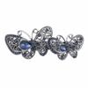 Womens Vintage Metal Hairpins Hair Clips Accessories Jewelry Women Butterfly Leaf Peacock Barrettes Hairwear Black Gun Plated view 1