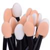 ADAMAI Black Disposable Dual-head Eyeshadow Brush Sponge Tipped Oval Makeup Applicator (Pack of 500) view 2