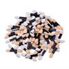 ADAMAI Black Disposable Dual-head Eyeshadow Brush Sponge Tipped Oval Makeup Applicator (Pack of 200) view 3