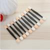 ADAMAI Disposable Dual-head Eyeshadow Brush Sponge Tipped Oval Makeup Applicator (Pack of 50, Black) view 3