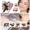 ADAMAI Black Disposable Dual-head Eyeshadow Brush Sponge Tipped Oval Makeup Applicator (Pack of 100) view 4