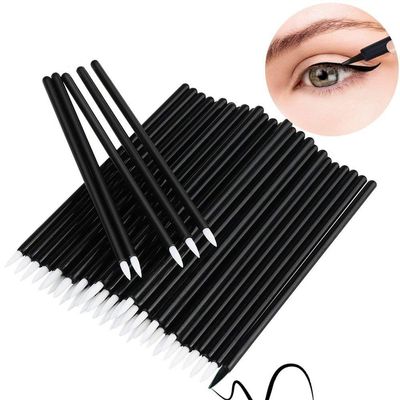 ADAMAI Professional Disposable Eyeliner Brush Wands Applicator Makeup Kits (Pack of 1000, White-head)