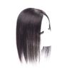 100% Real Human Hair Toppers Hand Tied Clip in Mono Wiglet Top Hairpieces Wiglet for Women, 8" Black view 2