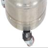 Vestil KT-S-16-200-BK Steel Keg Transport Skate 18 in x 18 in x 5 in 200 lb Capacity Black view 4