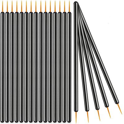 AMIZOB Pro Disposable Eyeliner Brushes Wands Applicator Makeup Kits (1000pcs, gold head)