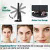 FASCINATE Lighted Makeup Mirror, 21 Bright LED Lights, 3x/2x/1x Magnifying Trifold LED Vanity Mirror, Touch Control Dimmable Brightness,180  Rotaion view 3