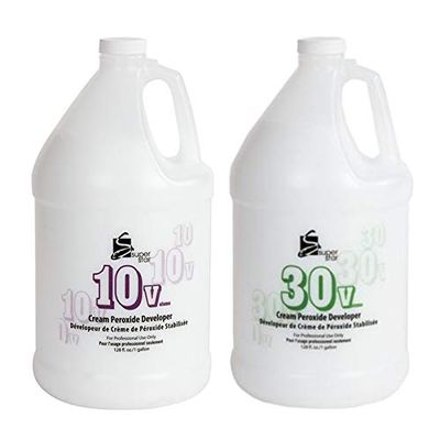 Super Star 10V Cream Peroxide Developer Gal + 30V Cream Peroxide Developer Gal