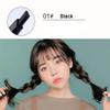 Magik 2 Pack Waterproof Eyebrow Pencil Retractable Slant Tip & Brush Double-ends Natural Hair-like Look (#1 Black) view 3