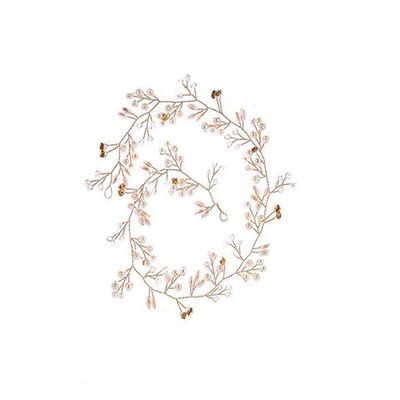19.7 Inches Wedding Headpiece Bridal Headband Hair Vine Accessory for Women and Girls Vine Hair Piece Accessories (Gold)