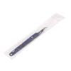 2 Pieces Straight and Curved Tip Tweezers Nipper for Eyelash Extensions, Blue & White Stainless Steel False Lash Application Tools by G.S Online Store view 2