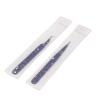 2 Pieces Straight and Curved Tip Tweezers Nipper for Eyelash Extensions, Blue & White Stainless Steel False Lash Application Tools by G.S Online Store view 4