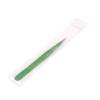 2 Pieces Straight and Curved Tip Tweezers Nipper for Eyelash Extensions, Green & Yellow Stainless Steel False Lash Application Tools By G.S Online Store view 3