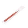 2 Pieces Straight and Curved Tip Tweezers Nipper for Eyelash Extensions, Orange & Black Stainless Steel False Lash Application Tools By G.S ONLINE STORE view 2