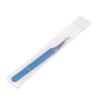 2 Pieces Straight and Curved Tip Tweezers Nipper for Eyelash Extensions, Sky Blue & Pink Stainless Steel False Lash Application Tools By G.S Online Store view 2