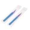 2 Pieces Straight and Curved Tip Tweezers Nipper for Eyelash Extensions, Sky Blue & Pink Stainless Steel False Lash Application Tools By G.S Online Store view 4