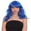 Halloween Party Online Dark Blue Long Curly Cosplay Wig Dark Blue HW-636 view 1