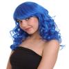 Halloween Party Online Dark Blue Long Curly Cosplay Wig Dark Blue HW-636 view 2