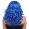 Halloween Party Online Dark Blue Long Curly Cosplay Wig Dark Blue HW-636 view 3