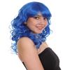 Halloween Party Online Dark Blue Long Curly Cosplay Wig Dark Blue HW-636 view 4