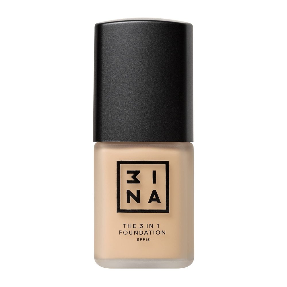 3INA The 3-in-1 Foundation  Liquid Foundation with SPF 15  12-Hour, Light to Medium Coverage  Skincare, Concealer, Coverage in One  213  1.01 oz