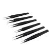 6 pcs ESD Safe Precision Stainless Steel Anti-Static Tweezers Maintenance Tool Set for Electronics, Jewelry-Making, Laboratory Work, Hobbies By G.S Online Store view 1