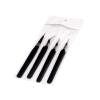 4 Pcs ESD Stainless Steel Tweezers for Eyelash Extension,Electronics, Jewelry-Making - Straight and Curved Tip Tweezers - Black Color By G.S Online Store view 2