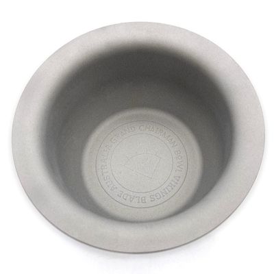 Vikings Blade Luxury Shaving Soap Bowl, Sandblasted Steel for Fast, Thick Lather, Unbreakable, Tactile Texture, Great for Most Pucks & Soaps (GRAND Chairman, 3.55 Diameter)
