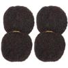 Tight Afro Kinky Bulk Hair 100% Human Hair For DreadLocks,Twist Braids Hair 2pcs,2 OZ (14inch, Medium Brown #4) view 2