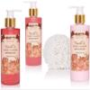 BRUBAKER Cosmetics 'Vanilla & Poeny Blossom' 14-Pieces Bath Gift Set in Decorative Basket view 3