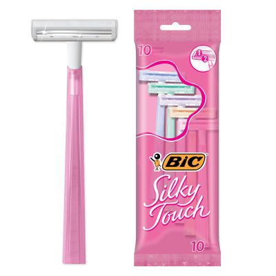 BIC Twin Select Silky Touch Twin Blade Shaver, Women, 10-Count