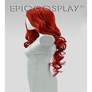 EpicCosplay Daphne Long Wavy Wigs (Apple Red Mix)